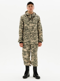 Одежда от вредных биологических факторов Костюм противоэнцефалитный с ловушками, арт. КОС 2010/Твил, Пустыня серая