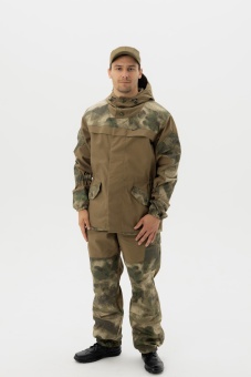Одежда Костюм ГОРКА, арт. КОС 801, хаки/1124, тк.Палатка+отделка 