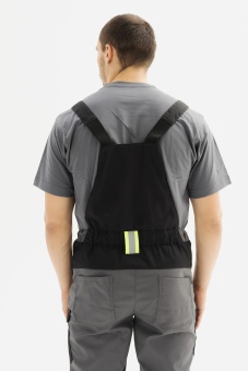 Одежда специальная летняя Костюм Грит Люкс с СОП мужской, арт. КОС 004, серый/черный