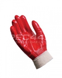 Перчатки "РосМарка" "Гранат" х/б с полным ПВХ покрытием Р3301